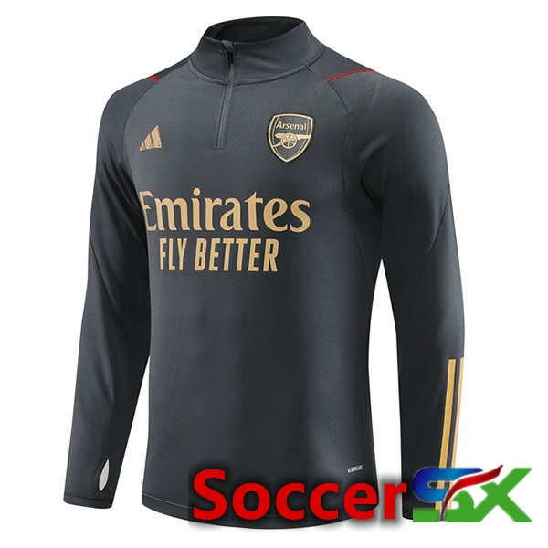 Arsenal Training Sweatshirt Grey 2023/2024