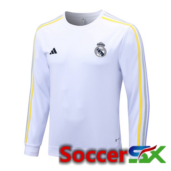 Real Madrid Training Sweatshirt White 2023/2024