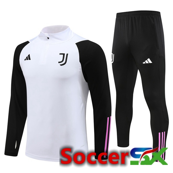 Juventus Training Tracksuit Suit White 2023/2024