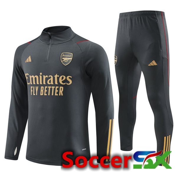 Arsenal Training Tracksuit Suit Grey 2023/2024