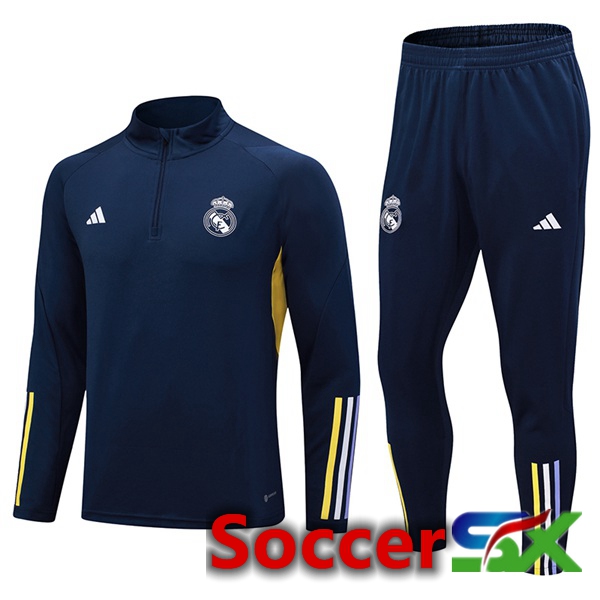 Real Madrid Training Tracksuit Suit Blue Royal 2023/2024