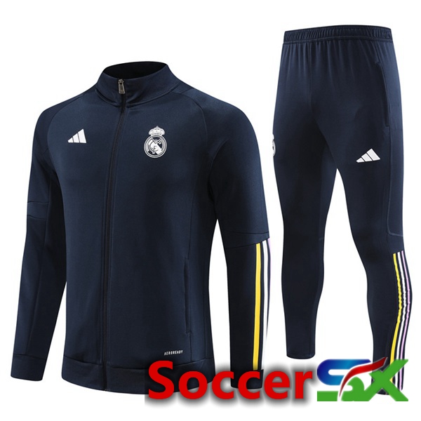 Real Madrid Training Tracksuit Suit - Jacket Blue Royal 2023/2024