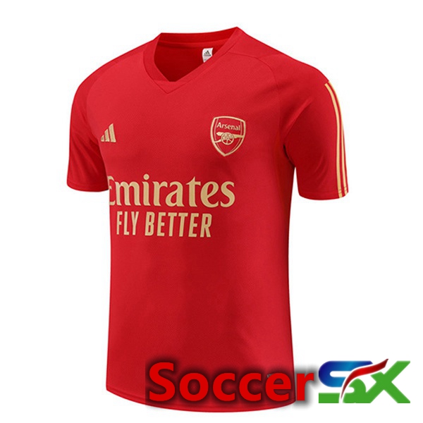 Arsenal Training T Shirt Red 2023/2024