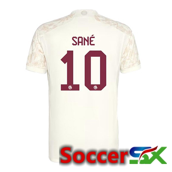 Bayern Munich (Sané 10) Third Soccer Jersey Yellow 2023/2024