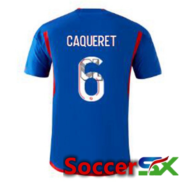 Lyon OL (CAQUERET 6) Away Soccer Jersey Blue 2023/2024