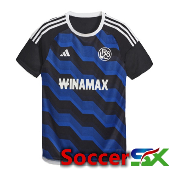 RC Strasbourg Alsace Third Soccer Jersey Blue 2023/2024