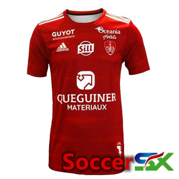 Stade Brestois Home Soccer Jersey Red 2023/2024