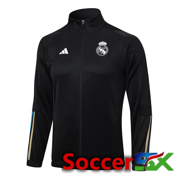 Real Madrid Training Jacket Black 2023/2024