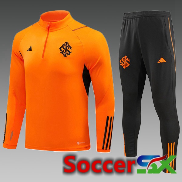 SC Internacional Kids Training Tracksuit Suit Orange 2023/2024