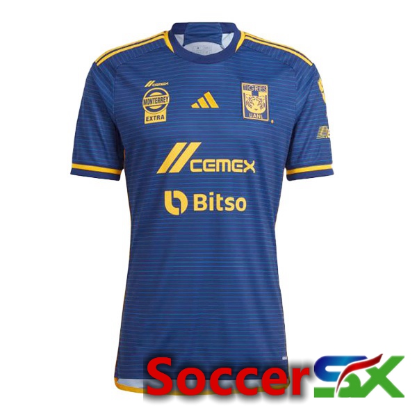 Tigres UANL Away Soccer Jersey Blue 2023/2024