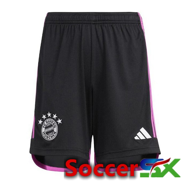 Bayern Munich Soccer Shorts Away Black 2023/2024