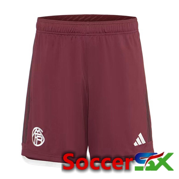 Bayern Munich Soccer Shorts Third Red 2023/2024