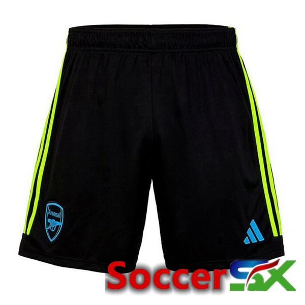 Arsenal Soccer Shorts Away Black 2023/2024