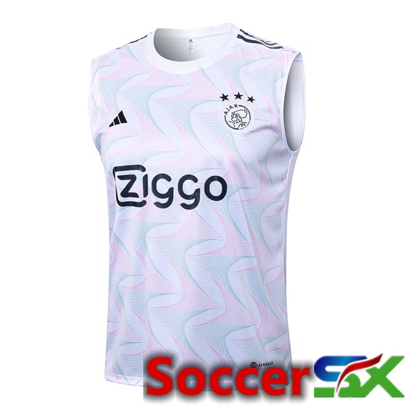 AFC Ajax Soccer Vest White 2023/2024