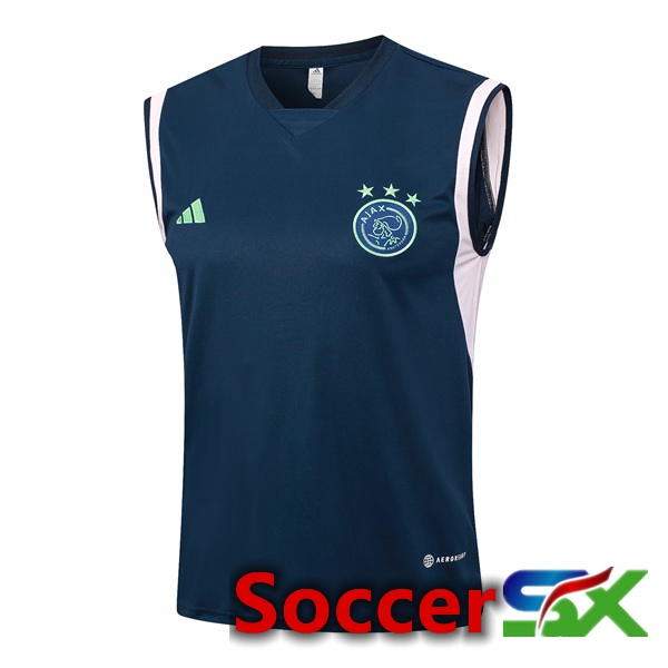 AFC Ajax Soccer Vest Blue Royal 2023/2024