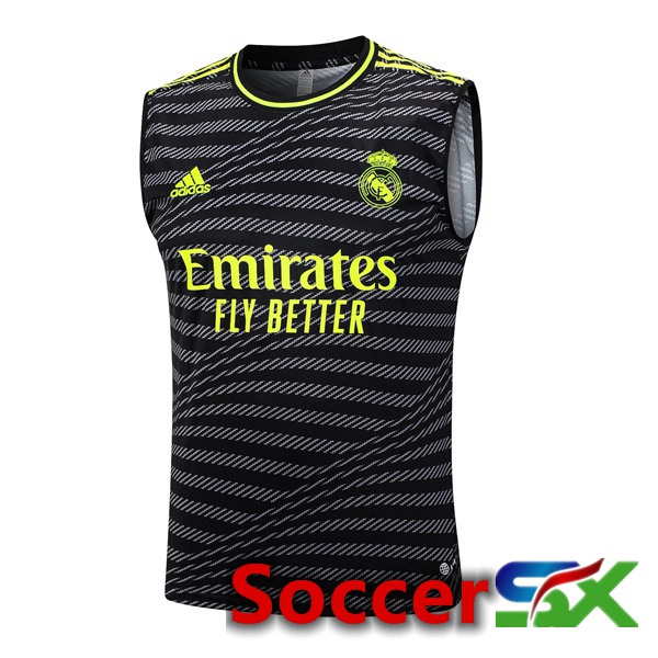 Real Madrid Soccer Vest Black 2023/2024