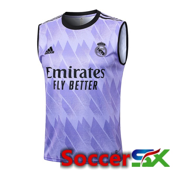 Real Madrid Soccer Vest Purple 2023/2024