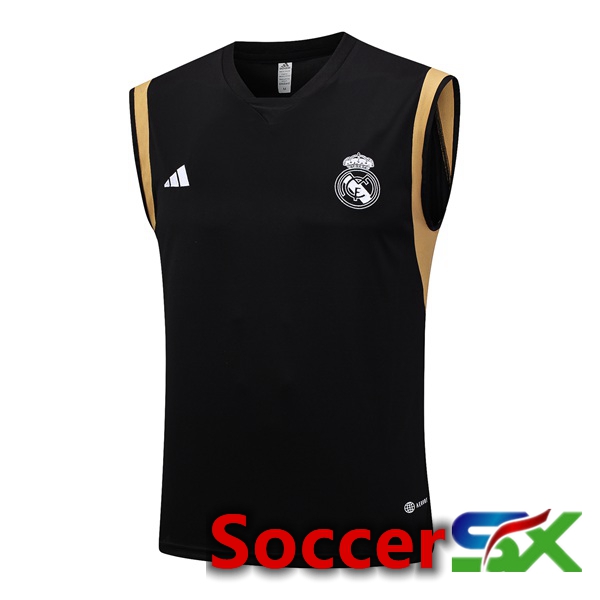 Real Madrid Soccer Vest Black 2023/2024