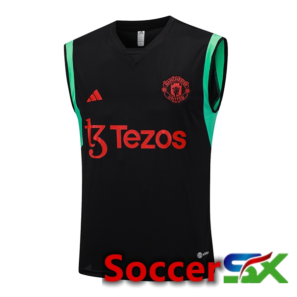 Manchester United Soccer Vest Black 2023/2024