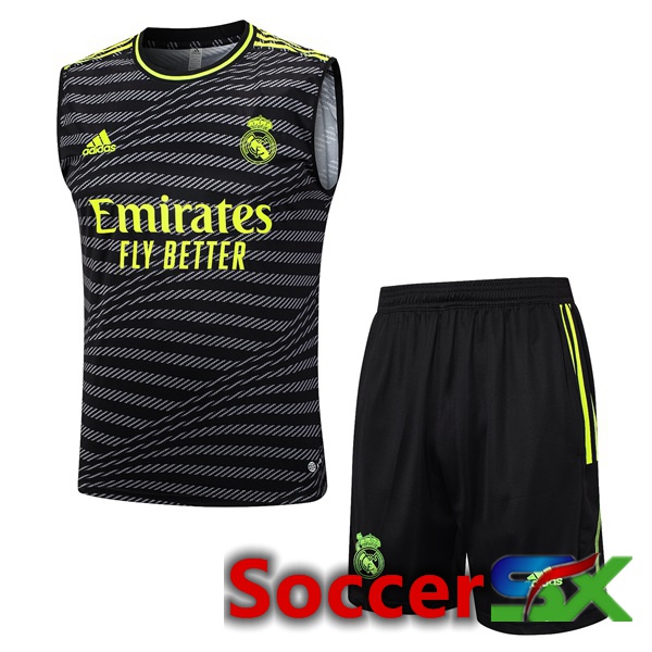 Real Madrid Soccer Vest + Shorts Black 2023/2024