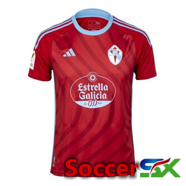 Celta Vigo Away Soccer Jersey Red 2023/2024