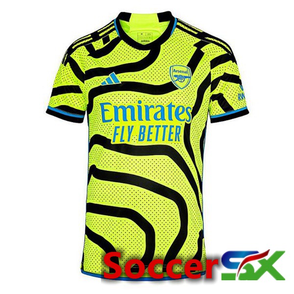 Arsenal Away Soccer Jersey Green 2023/2024