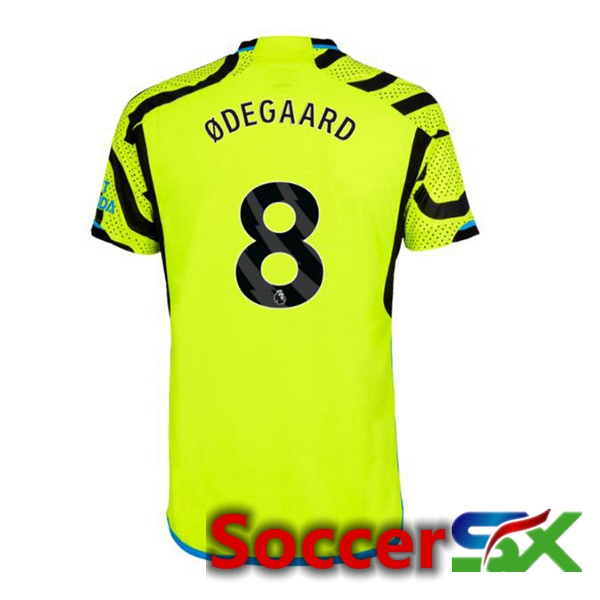 Arsenal (ØDEGAARD 8) Away Soccer Jersey Green 2023/2024