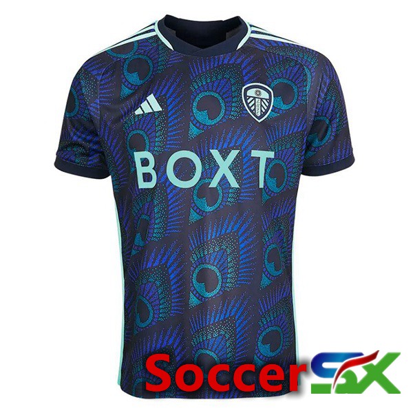 Leeds United Away Soccer Jersey Blue 2023/2024