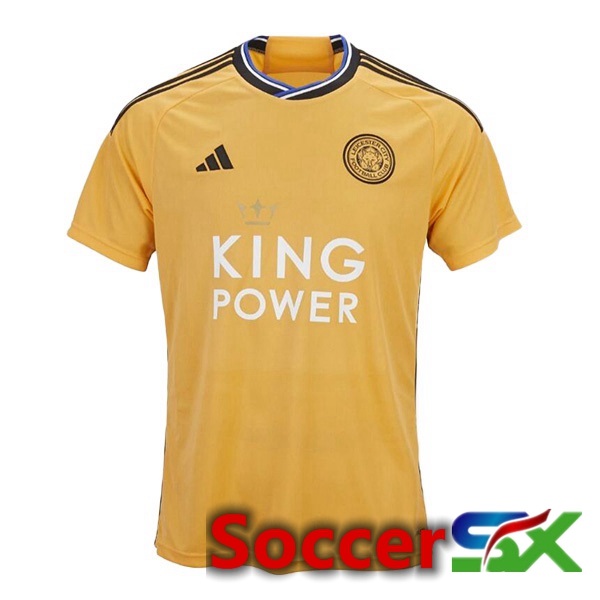 Leicester City Third Soccer Jersey Yellow 2023/2024