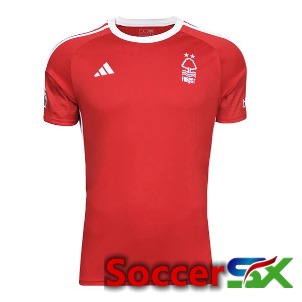 Nottingham Forest Home Soccer Jersey Red 2023/2024