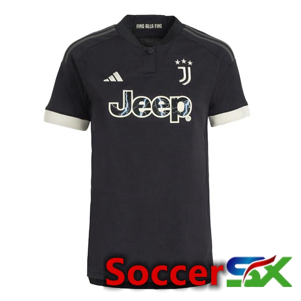 Juventus Third Soccer Jersey Black 2023/2024