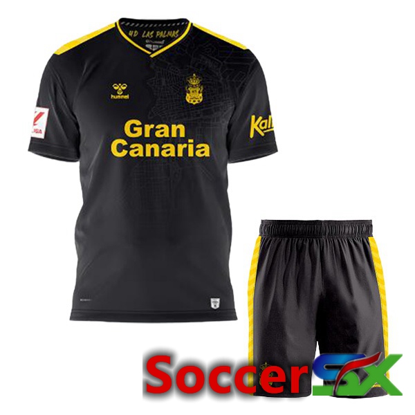 UD Las Palmas Kids Away Soccer Jersey Black 2023/2024