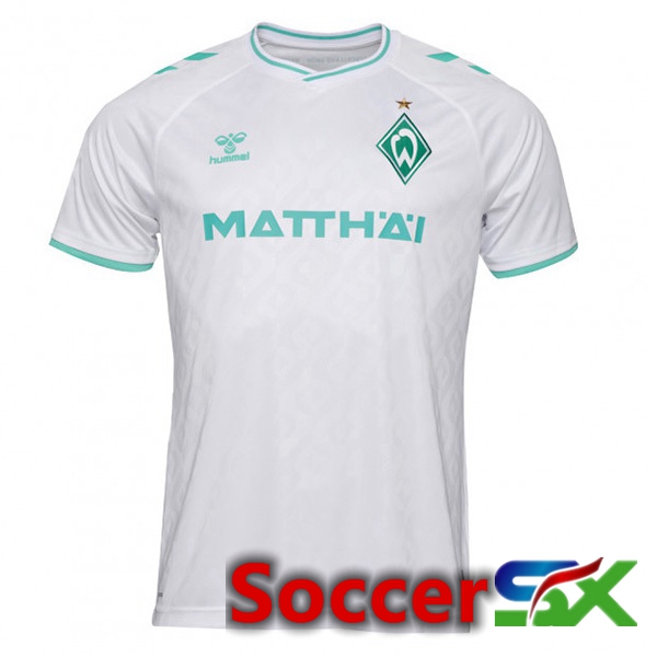 SV Werder Bremen Away Soccer Jersey White 2023/2024