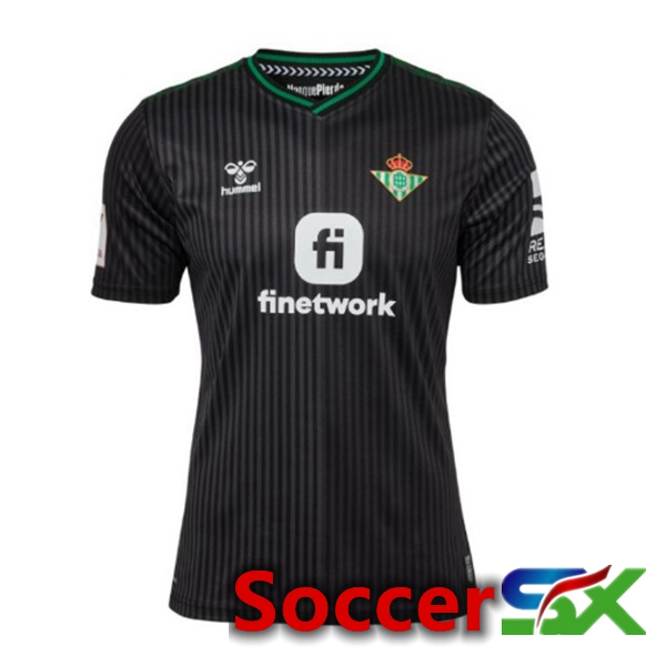 Real Betis Third Soccer Jersey Black 2023/2024