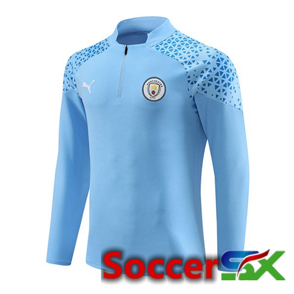 Manchester City Training Sweatshirt Blue 2023/2024