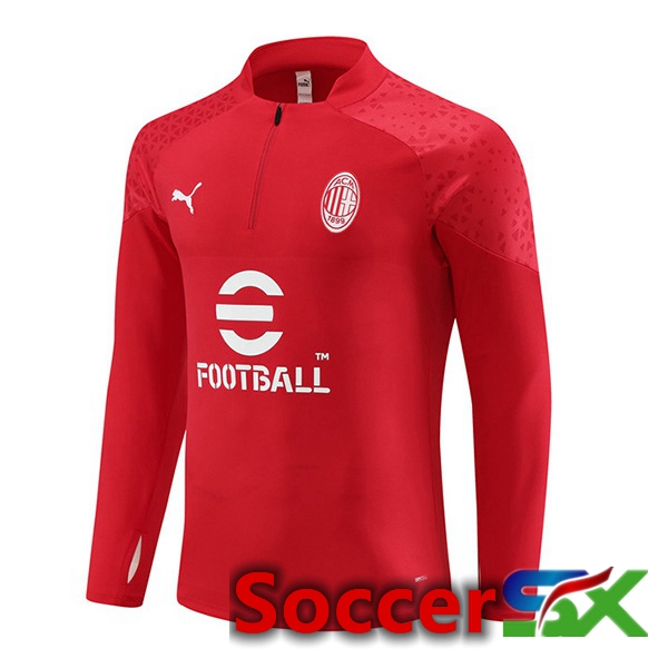 AC Milan Training Sweatshirt Red 2023/2024