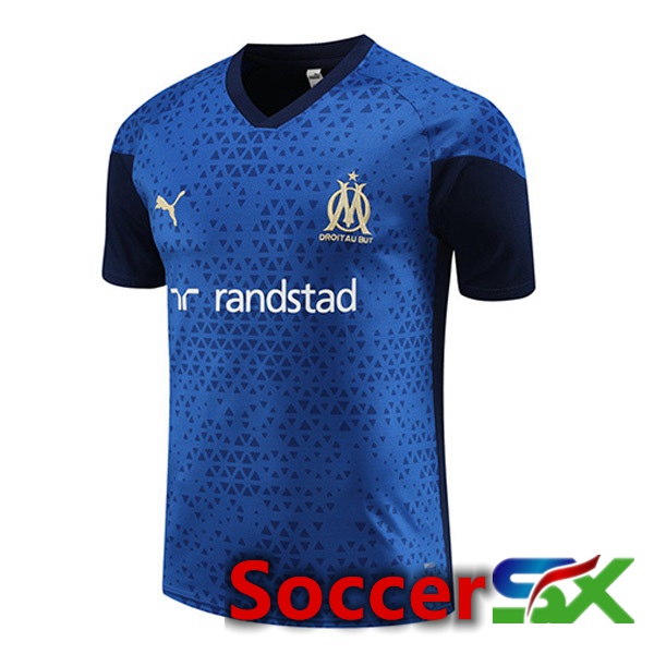 Marseille OM Training T Shirt Blue Royal 2023/2024