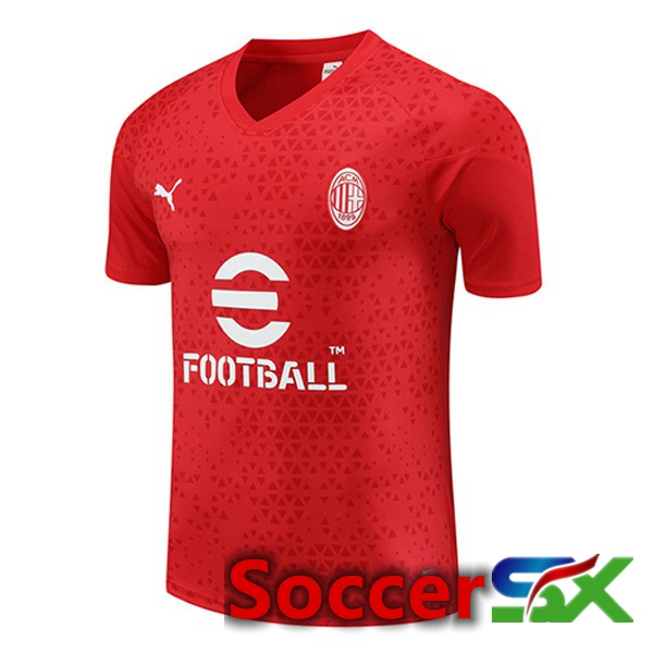 AC Milan Training T Shirt Red 2023/2024