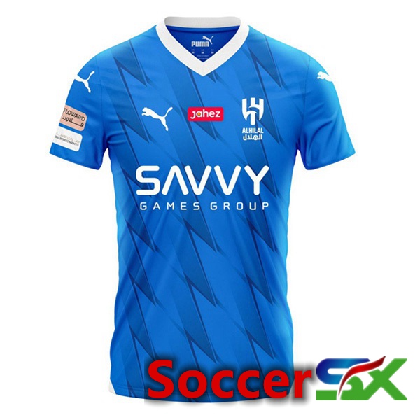 Al-Hilal FC Home Soccer Jersey Blue 2023/2024