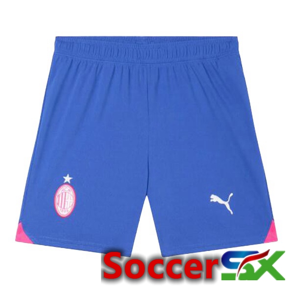 AC Milan Soccer Shorts Third Blue 2023/2024