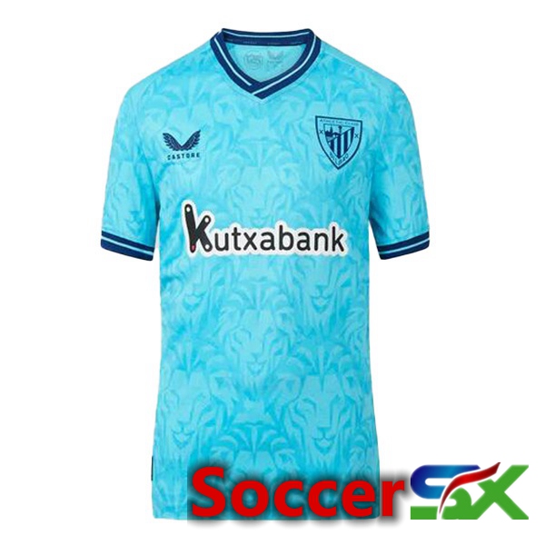 Athletic Bilbao Away Soccer Jersey Blue 2023/2024