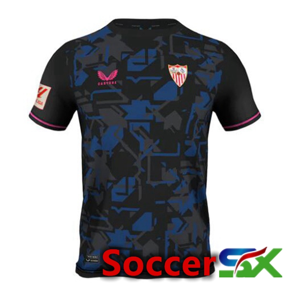 Sevilla FC Third Soccer Jersey Blue 2023/2024
