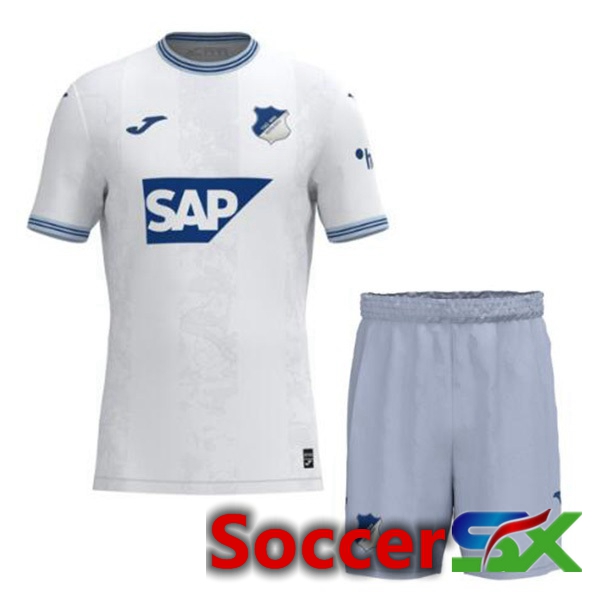 TSG Hoffenheim Kids Away Soccer Jersey White 2023/2024