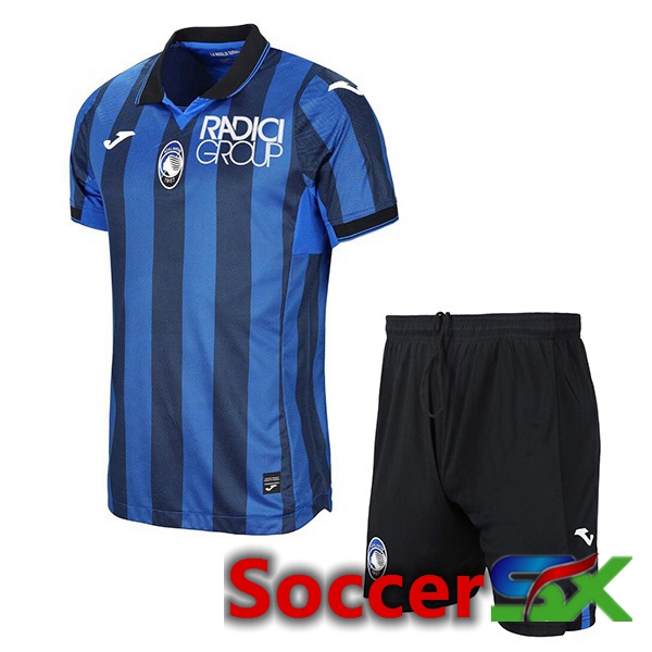 Atalanta Kids Home Soccer Jersey Blue 2023/2024