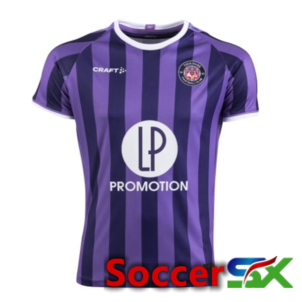 Toulouse Away Soccer Jersey Purple 2023/2024
