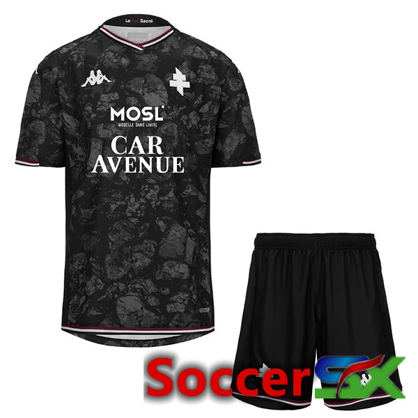 FC Metz Kids Third Soccer Jersey Black 2023/2024