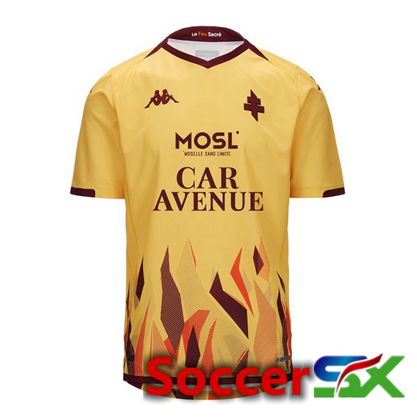 FC Metz Away Soccer Jersey Yellow 2023/2024