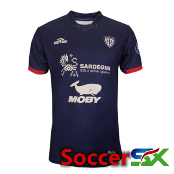 Cagliari Calcio Third Soccer Jersey Blue Royal 2023/2024