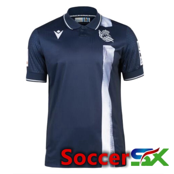 Real Sociedad Away Soccer Jersey Blue 2023/2024