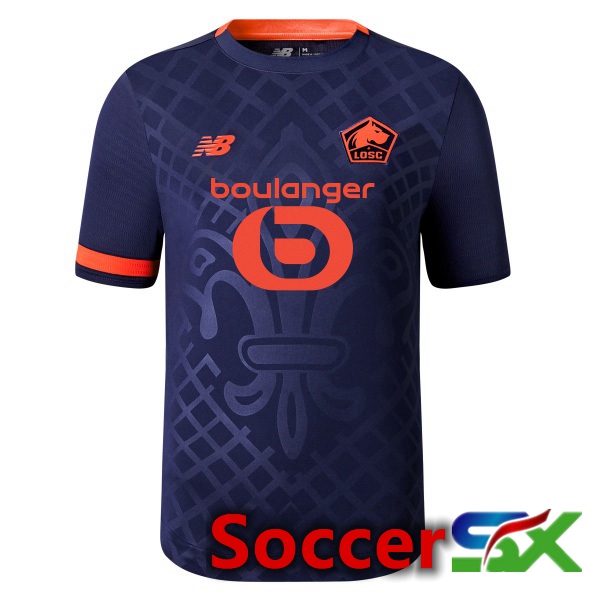 Lille OSC Third Soccer Jersey Black 2023/2024